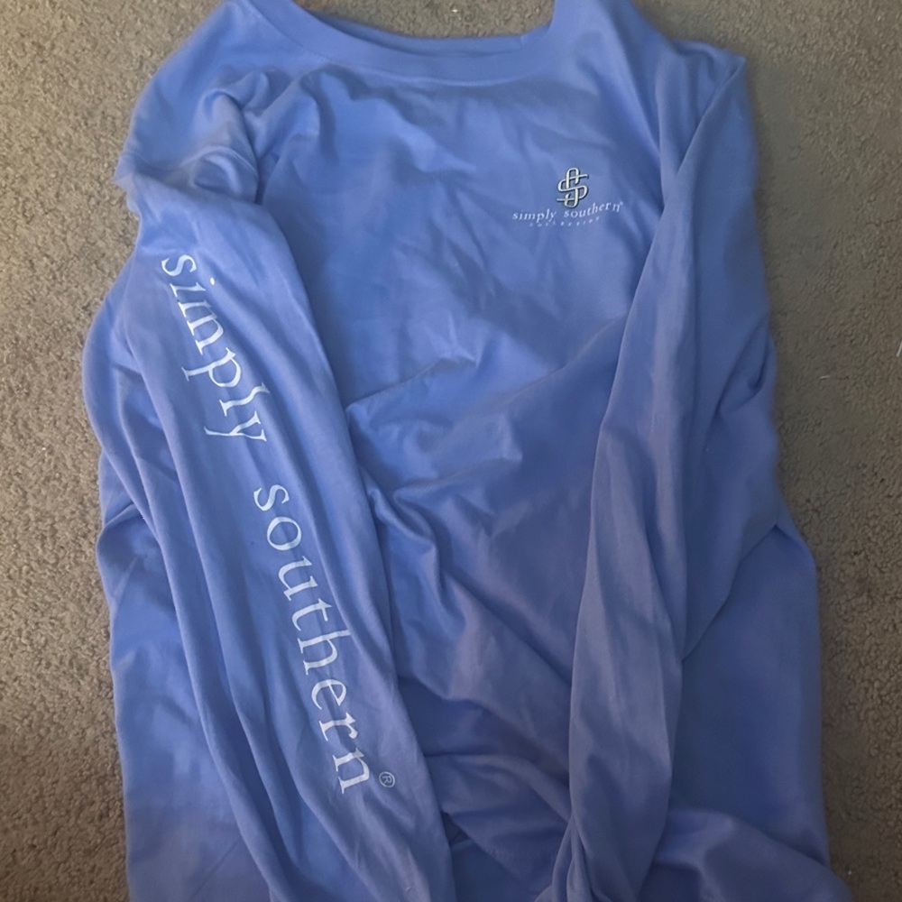 Simply Southern Light Blue Logo Shirt